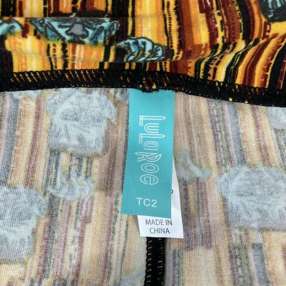 LuLaRoe Leggings Plus Size Frankenstein Monster - Picture 4 of 7